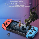 Old Arcade Retro Classic Handheld Game Console 5 Inch Led Screen TF Card 8 GB Internal 64 GB External Over 10000 Preloaded Games (Black) - Old Arcade