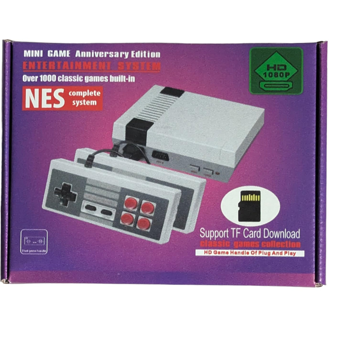 NES Retro Game Console: HDMI Connection, Dual Controllers, Nostalgic Arcade Experience - Old Arcade Ultimate Gaming - Old Arcade